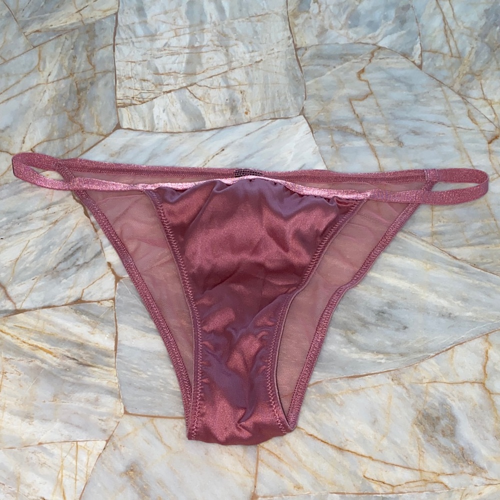 Victoria's Secret Satin Panties in Mauve